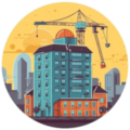 Real Estate, Construction works, Suppliers icon