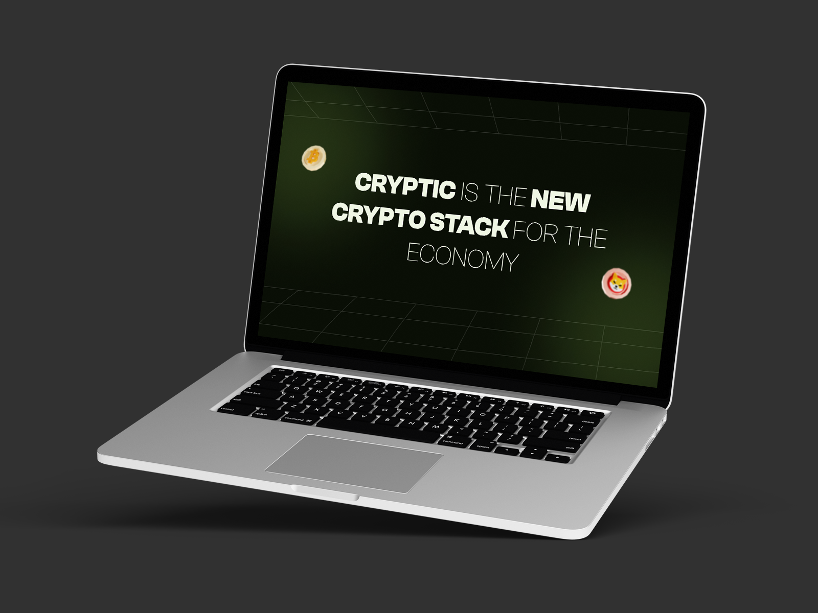 Cryptic - Cryptocurrency Wallet Landing Page UI Design