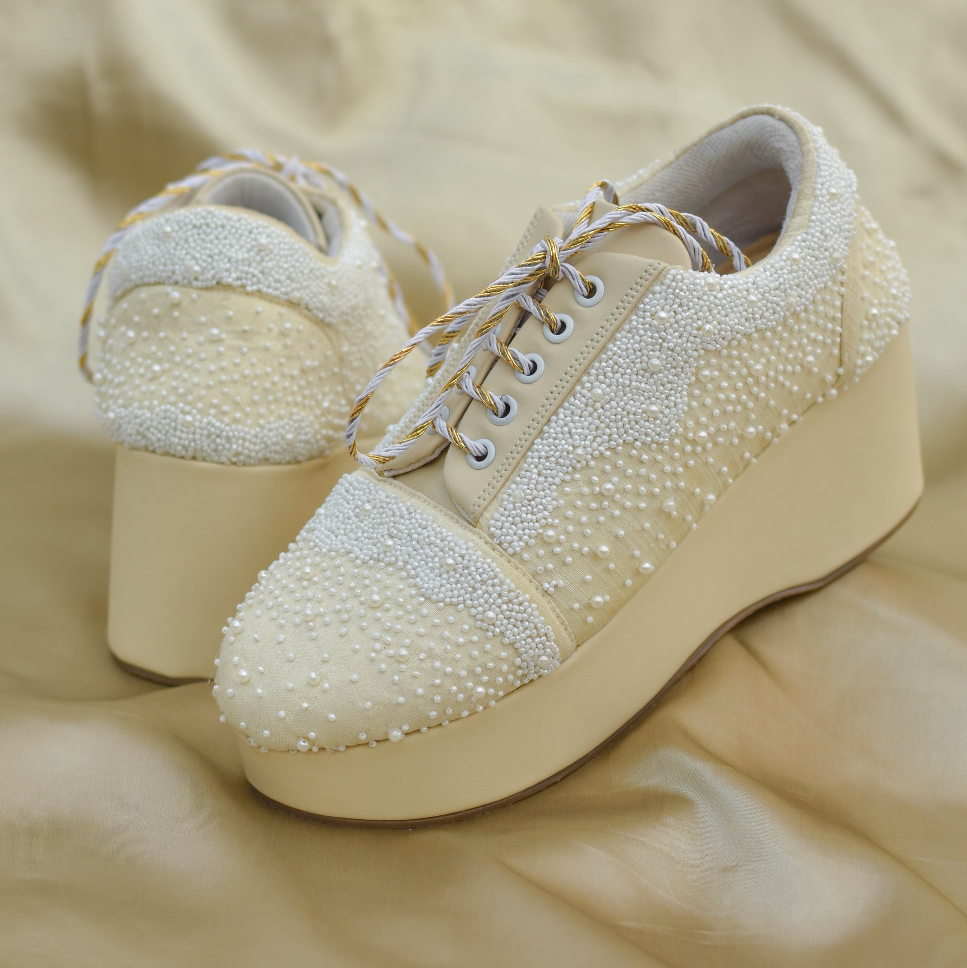 White Wedding Sneakers