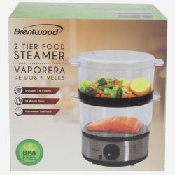 brentwood 2 tier food steamer - john's shoes and accessories