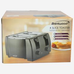 brentwood 4 slice toaster - john's shoes and accessories