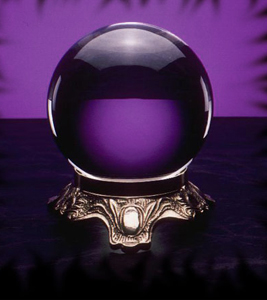 crystal ball used in psychic readings  - roosy spirit - melbourne