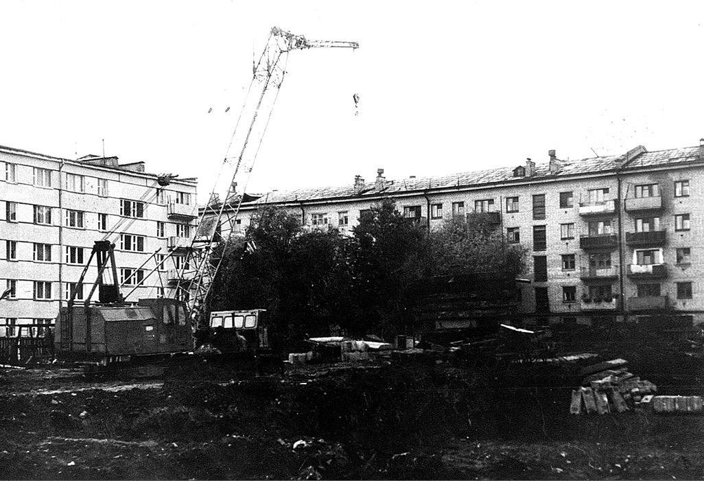 Начало строительства дома по ул.Советская,110