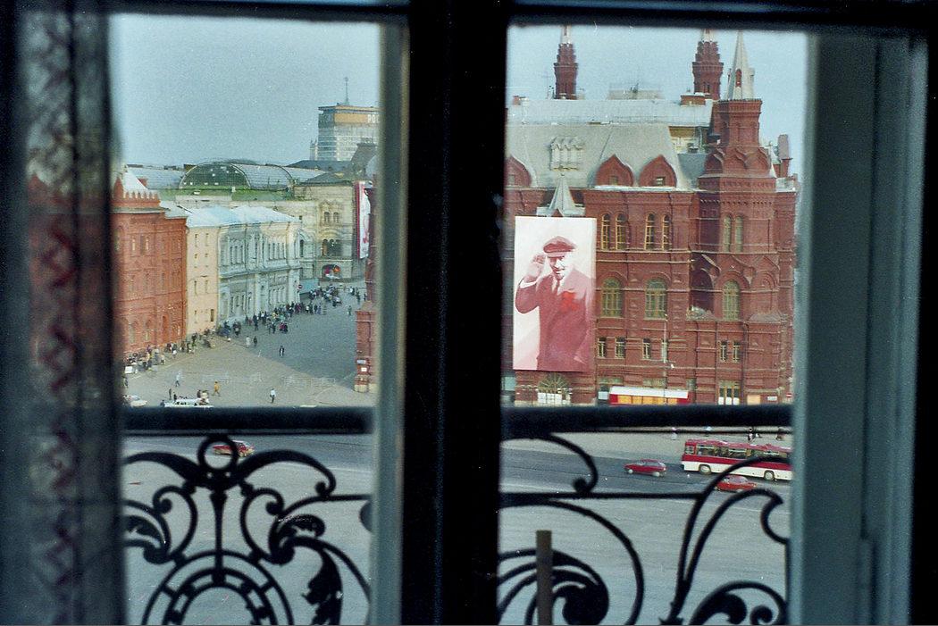 Вид из окна гостиницы Националь
