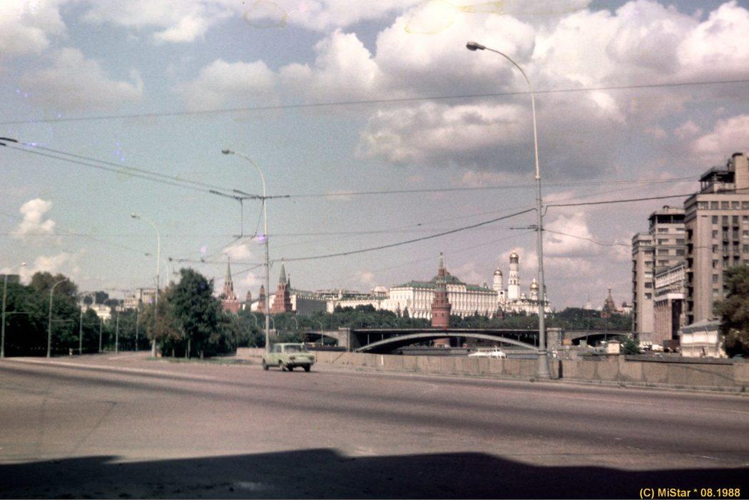 Вид на Кремль в конце 80-х