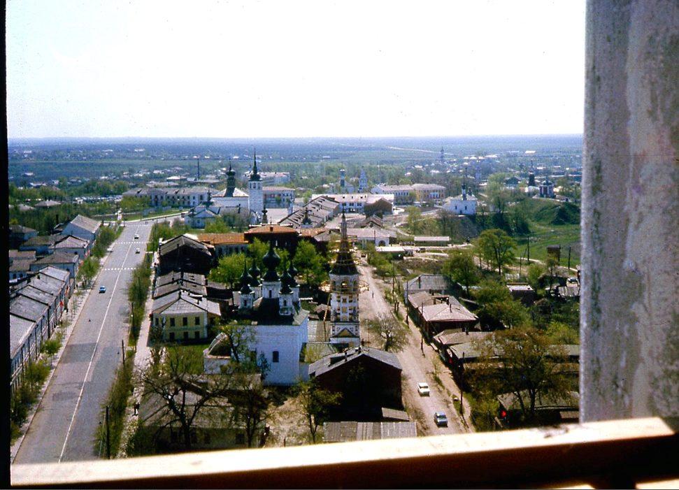 Вид на город с Преподобенской колокольни