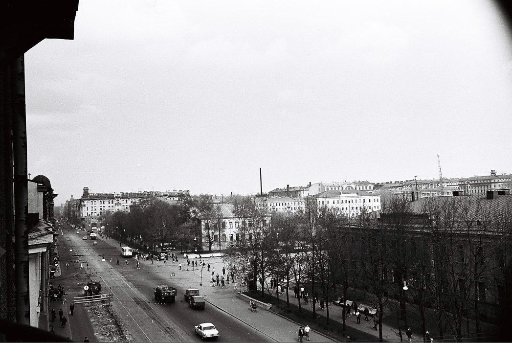 Вид на Загородный проспект в сторону Владимирской площади