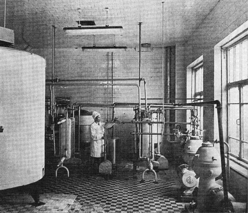Отделение пастеризации молока Сочинского молочного комбината