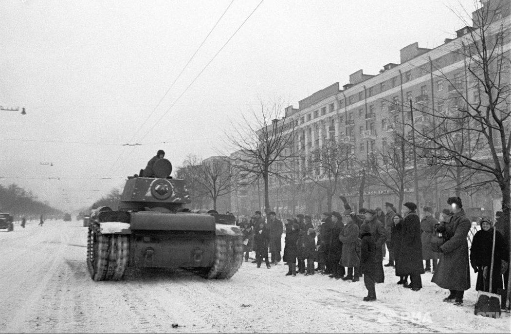 Ленинградское шоссе. Ноябрь 1941 года