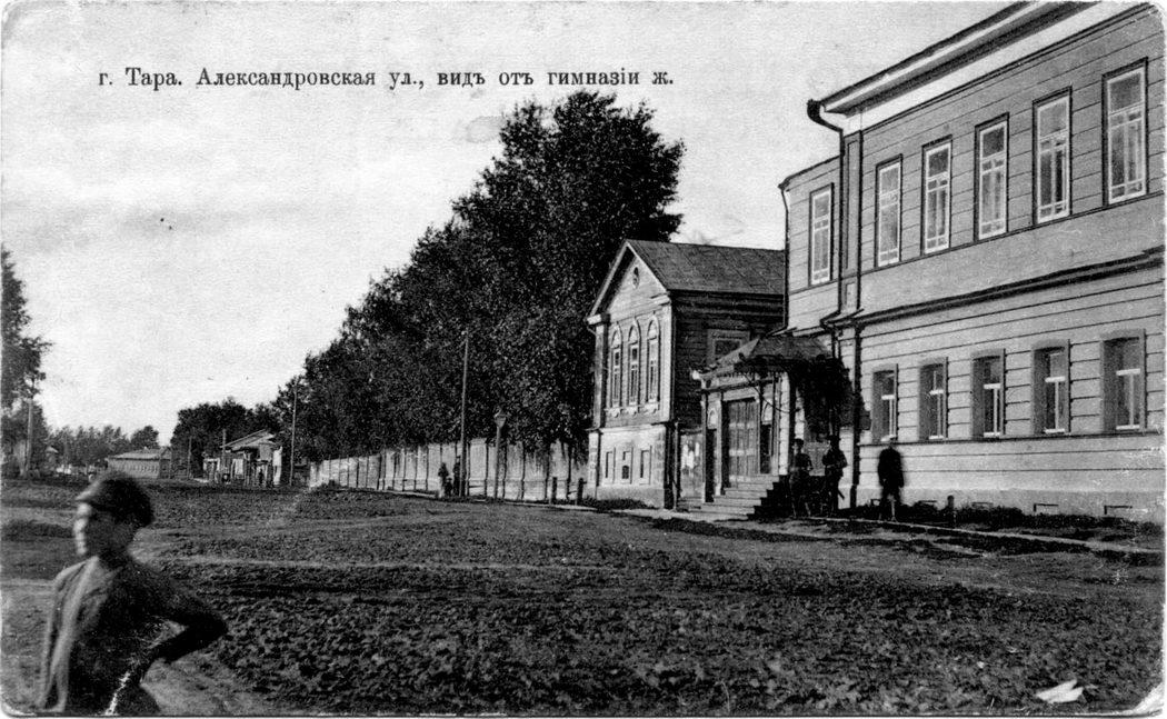 Щербаковские дома, городской парк на ул. Александровской