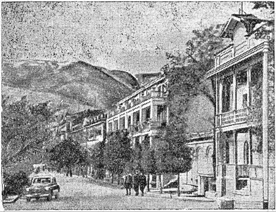 Ялта. Бульварная улица в 1950 году
