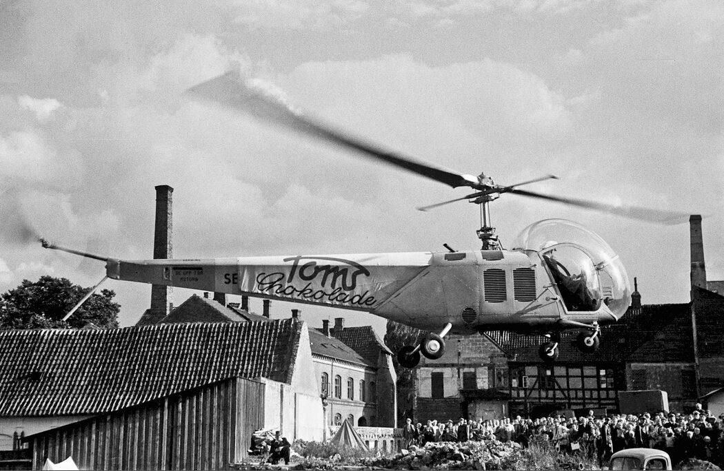 Helikopter i Odense