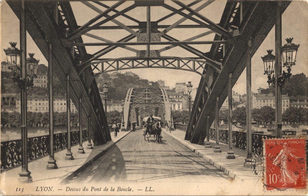 Lyon — Dessus du Pont de la Boucle
