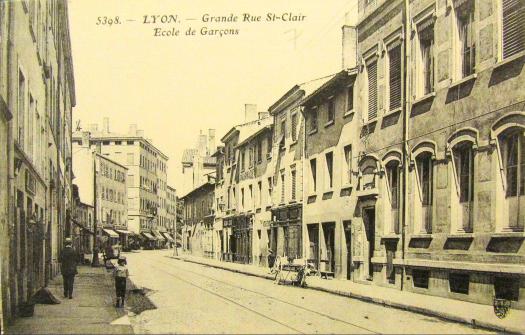Lyon — Grande Rue Saint-Clair; École de Garçons