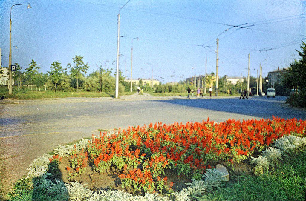 Перекресток улиц Гагарина и Стройкова