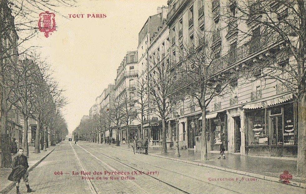 La rue des Pyrénées