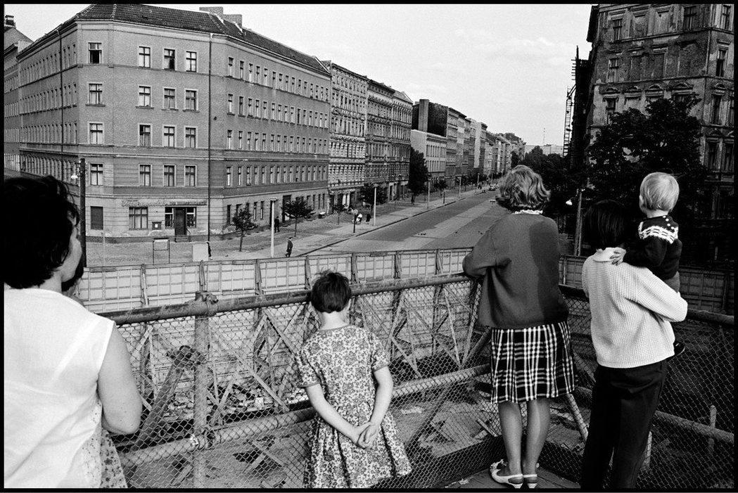 West- und Ost-Berlin. Berliner Mauer zwischen Bernauer Straße und Eberswalder Straße