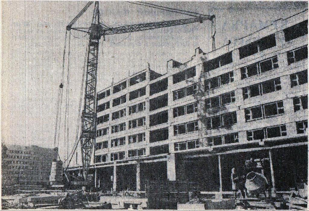 Строительство гостиницы "Рижская"