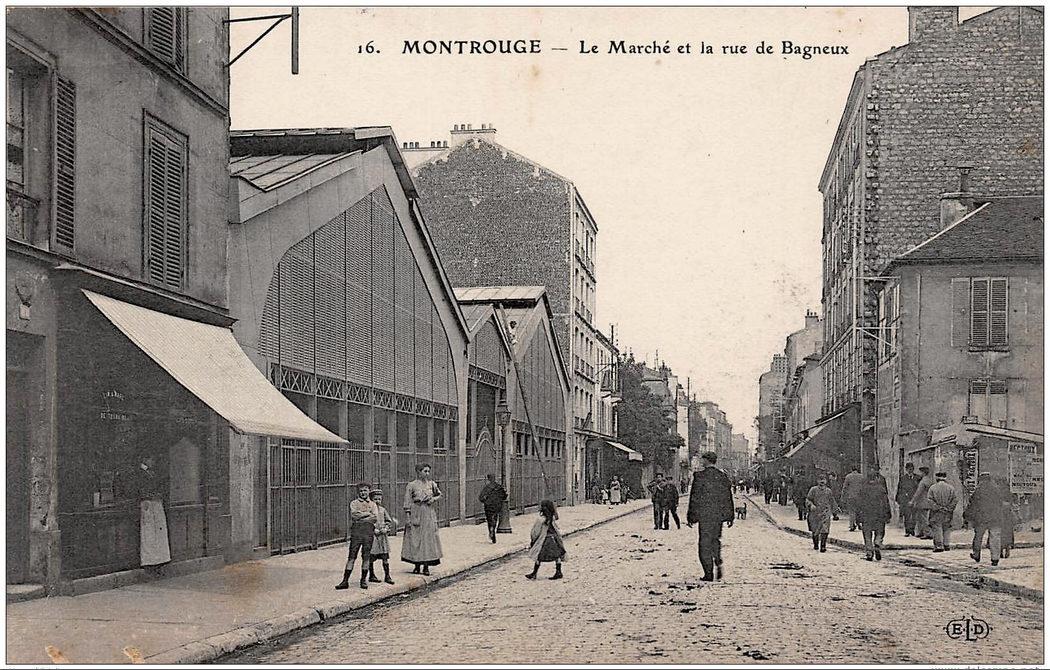 Le Marché et la rue de Bagneux