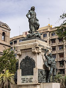 Monument to Agustina de Aragón (Zaragoza)